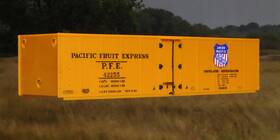 41701-03 Intermountain Ho R-40-10 Refrigerator Car Pfe Overland Herald