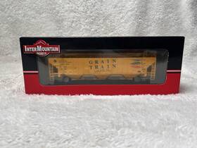 45330 Intermountain Grain Train 4750 Car Number 1020 18 Rib Covered 3 Bay Hopper Ho Scale New