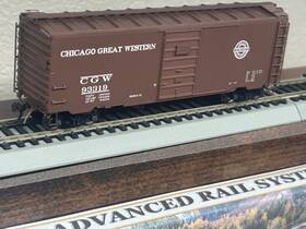 45413 Intermountain Chicago Great Western - Cgw 40ft Ps-1 Box Car Ho Scale Etched Metal Walkways New