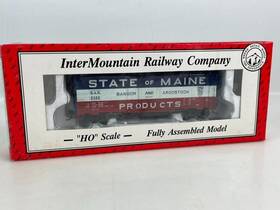 45743-17 Intermountain 45743-10 #45743-17 Ho Scale Bar State Of Maine 1937 Aar 40ft Boxcar #2322