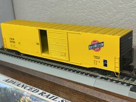 46905 Intermountain Chicago Northwestern 60ft Auto Parts Boxcar Sliding Doors Etched-metal Ho Scale