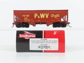 47174-06 Intermountain Ho Scale P&wv Inch The Alphabet Route 2-bay Open Hopper #537