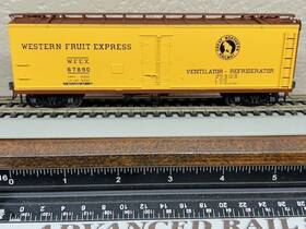 47721 Intermountain Western Fruit Express Great Northern Wood Ice Box Refridgerator Car Ho Scale New