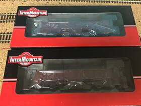 47750k Intermountain 2 Ho Scale Caswell Painted Gondola Brown Freight Car K Brakes