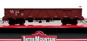 47764-06 Intermountain Ho Caswell Gondola Ga-5 Santa Fe Atsf # 171354