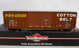 48302-07 Intermountain Ho Scale Ssw Cotton Belt Hydra Cushion 50ft Fmc 5283 Box Car #67360