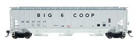 65295-02 Intermountain 65295 N Scale Big 6 Coop 4750 Cu.ft. 3-bay Covered Hopper