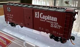 65833-06 Intermountain N Scale Rtr #65833-06 40 Mod 1937 Aar Box Car 10 6 Inch Atsf Nib Ny