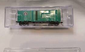 66011-01 Intermountain Great Northern Glacier Greennscale Railway 12 Panel 40ft Aar Boxcar