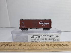 65801-05 Intermountain 66016-10 N Scale Santa Fe Grand Canyon Atsf 40ft Boxcar