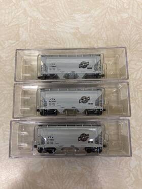 66501-11 Intermountain 66501-02/66501-04/66501-11 Railways 2-bay Acf Covered Hopper Chicago And Northwestern