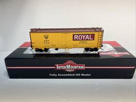 91505 Intermountain 844201041284 Ho Scale Royal Packing Co St. Louis Mo Art #91505 Refrigerator Car