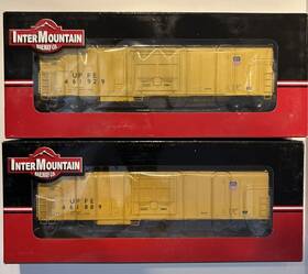 R-70-20 Intermountain 844201057353 Ho Union Pacific Upfe Reefer Car Lot Of 2