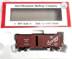 8471 Intermountain #8471 Fort Worth And Denver/burlington Route 40ft Steel Box Car Rtr