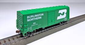 Bn-02 Intermountain 1 87 Ho #bn-02 40ft Burlington N. Box Car - Fully Built With Vnc