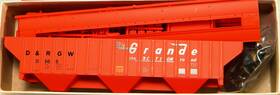 Drg-02 Intermountain Ho Scale 4750 3 Bay Hopper Drgw #10865 Kit