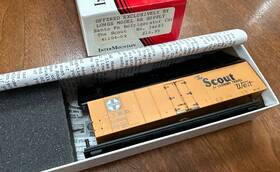 41104-09 Intermountain Railway Co. Ho Kit #41104-09 Refrigerator Car Santa Fe The Scout 34683 Ny