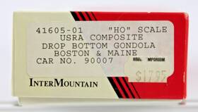 41605-01 Intermountain Railway Co. Ho Kit #41605 Usra Drop Bottom Gondola Boston And Maine Nos