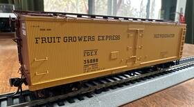 47701-06 Intermountain Railway Co. Ho Rtr #47701-06 Wood Refrigerator Fge Fruit Growers #35898 Nib Ny