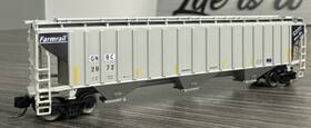 Intermountain Railway Co. 653104-09 N #653104-09 Farmrail 4750 Cu. Ft. Rib-sided 3-bay Hopper #2072