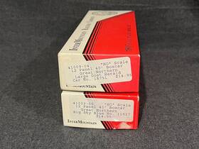 41002-12 Intermountain Railway Company Ho 12 Panel 40 Great Northern Boxcar Kits Nib - Lot Of 2