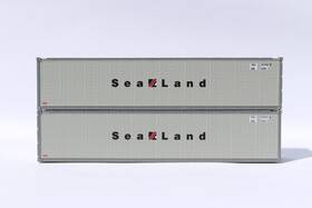 405662 Jacksonville Terminal Company Jtc N Scale - 40ft Standard Height Smooth-side Containers Sealand 2