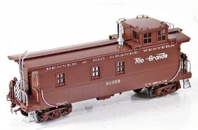 3-window Joint Line 01359 Ho Brass D&rgw Composite Caboose Factory Paint 1999
