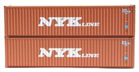 405061 Jtc Model Trains N Nyk Line 40ft High Cube Containers Set Of 2