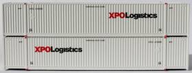 8-55-8 Jtc Model Trains 537015 N Xpo Logistics 53ft Hc Container Set Of 2