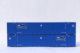 8-55-8 Jtc Model Trains 537020 N Apl Logistics Corrugated 4vi Container Set #1