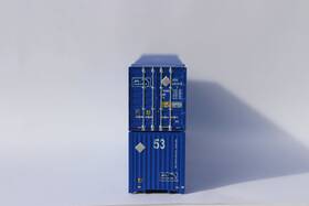 8-55-8 Jtc Model Trains 537070 N Apl Logistics Corrugated 4vi Container Set #2