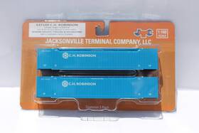 8-55-8 Jtc Model Trains 537109 N C.h. Robinson 53ft Hc Containers Set Of 2