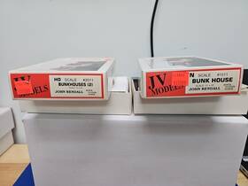 1011 Jv Models 602573339374 2 2011 And Ho Scale Bunkhouses John Rendall Kit.. New