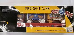 6-22228 K-line 023922226549 Lionel/k-line Flat Car With 3 Circus Wagons Ringling Bros