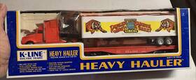 K-line 040369066385 1991 Heavy Hauler Navistar Semi Truck Ringling Bros Circus N Box See Desc
