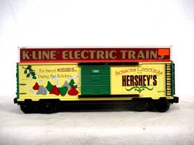 K641-5201 K-line 040369650256 Hersheys 1996 Christmas Boxcar - O Gauge
