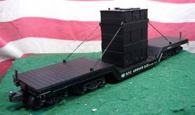 K692-1751 K-line 040369952282 Nyc New York Central Die Cast Flat Car And Transformer With Box