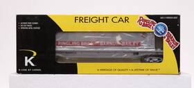 6-21641 K-line O Ga Ringling Brothers Merchandise Flat Car - Boxed