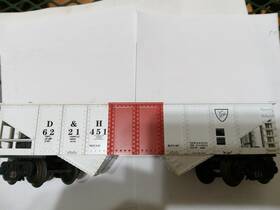 6221451 K-line O Scale 2 Bay Hopper Delaware And Hudson