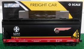 K6242-1051 K-line 6242-1051 Atsf Black Bonnet Aluminum 2bay Center Flow Hopper Santa Fe