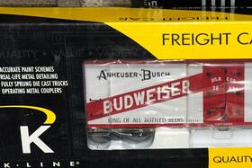 K762-5603 K-line 762-5603 Anheuser-busch Budweiser Beer 40 Wood-sided Reefer O-scale K762-5603 K-line 762-5603 Anheuser-busch Budweiser Beer 40 Wood-sided Reefer O-scale