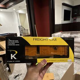 6-21628 K-line By Lionel Cnj Lines Reefer Car O Gauge Yellow 6-21628 K-line By Lionel Cnj Lines Reefer Car O Gauge Yellow