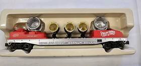 6-22244 K-line By Lionel O Scale Ringling Brothers Circus Flat Car With Operating Searchlights