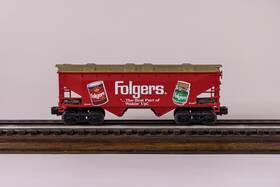K-101681 K-line Folgers Coffee Hopper Car O Gauge No Box