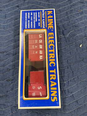 K-5117 K-line Vintage O-gauge Lackawanna Dl And W Phoebe Snow Route Boxcar