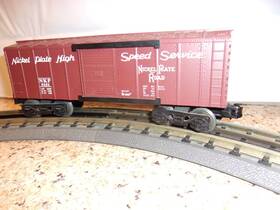 K-5151 K-line O And -27 Gauge Nickel Plate Box Car Nkp 5151 Blt 8-97 Nice Condition