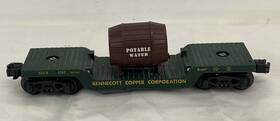 Os-101 K-line K-5513 0/0-27 Gauge Kennecott Copper Depressed Center Flat Car