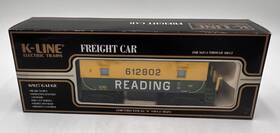 K612-802 K-line K-612802 Reading Railroad Rdg Caboose O/o-27 Gauge Die-cast Wheels Boxed