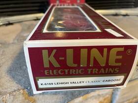 K-6169 K-line K6169 Lehigh Valley Caboose Illumimated In Box L62