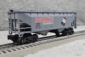 K-6223 K-line Boraxo Covered Hopper O Gauge